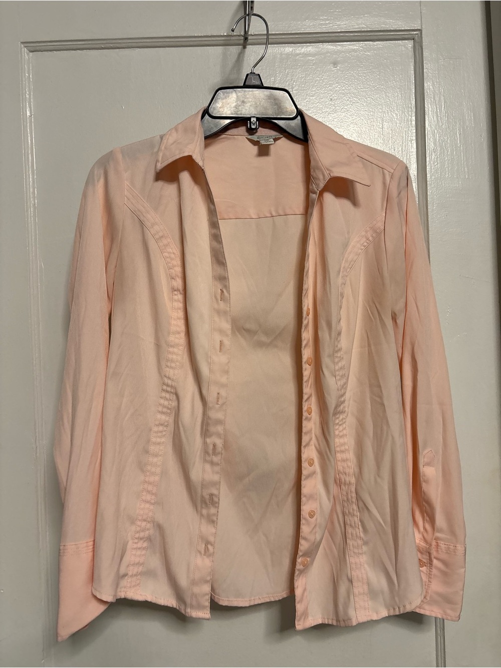 Cato Women's Light Pink Button-Down Shirt